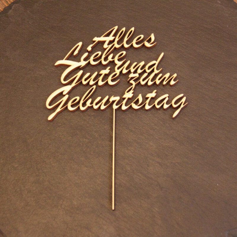 Cake Topper & Schriftzüge