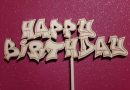Happy Birthday (verzerrte Buchstaben)