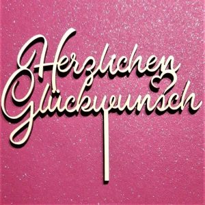 Herzlichen Glückwunsch (Kalligraphie)