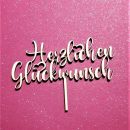 Herzlichen Glückwunsch (Schreibschrift)