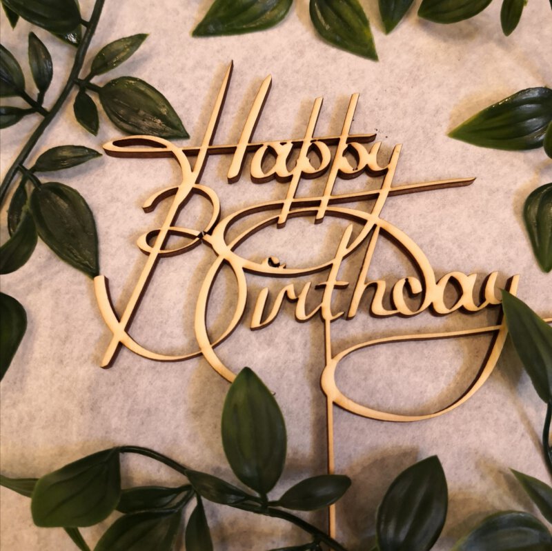 Happy Birthday (mittlere Größe)